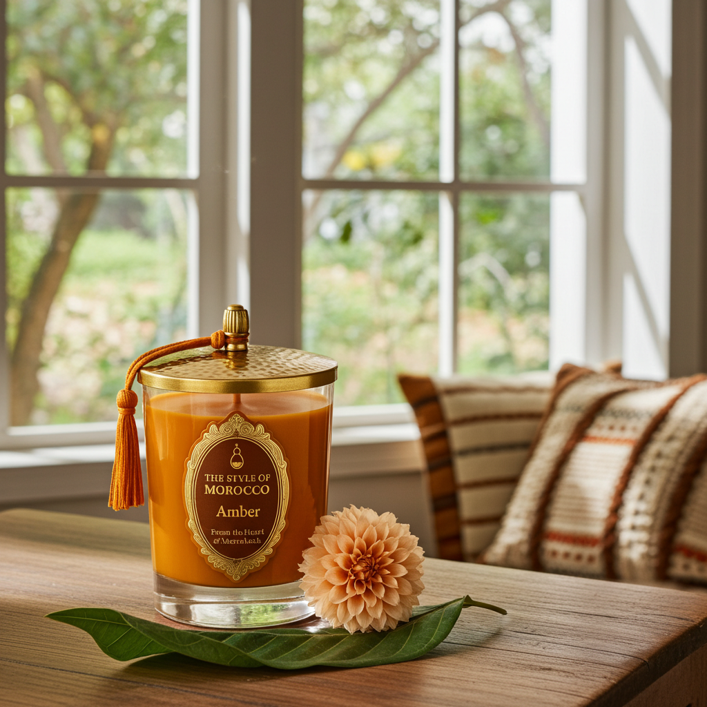 Geurkaars Amber Elegant Glow