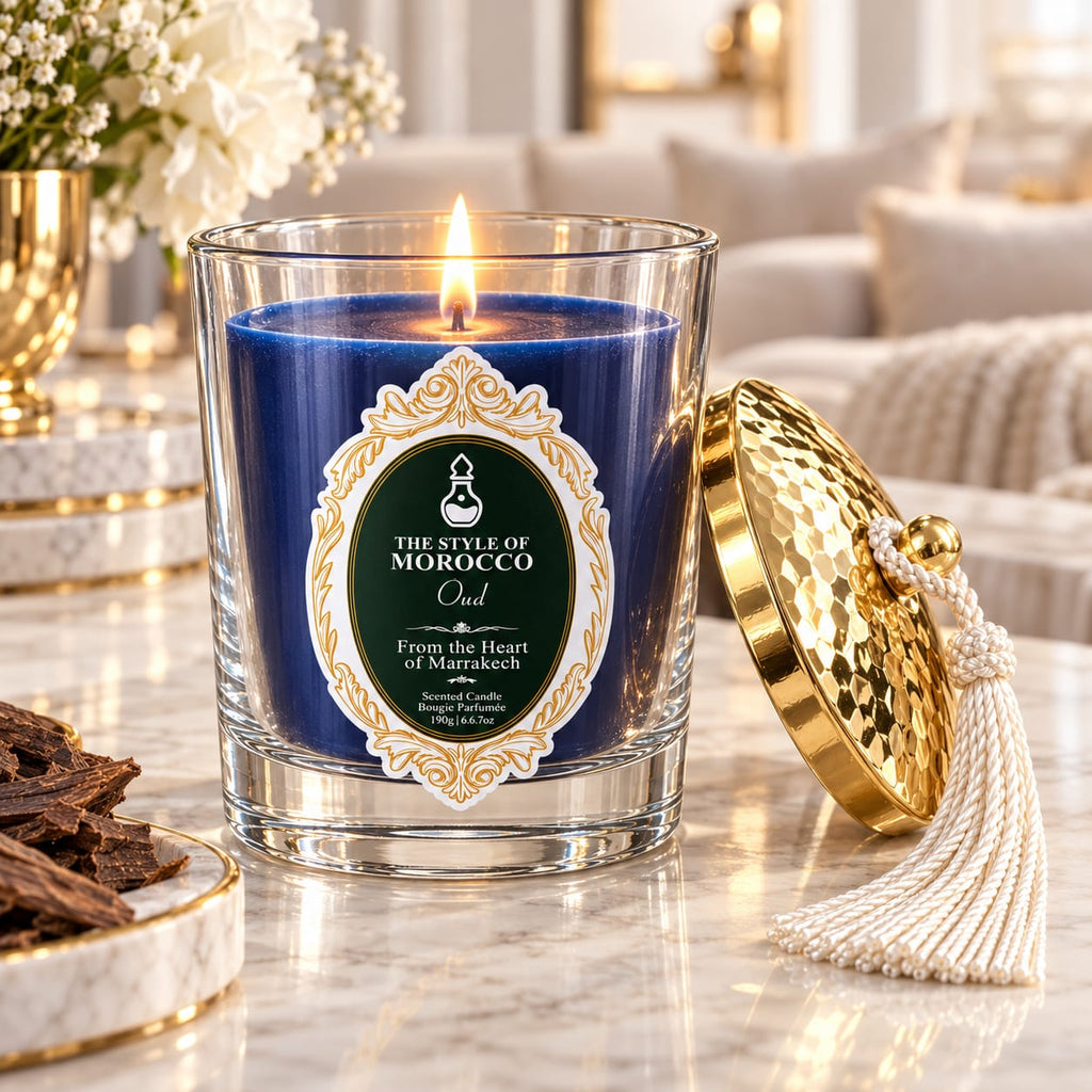 Oud Elegant Glow geurkaars 190 g