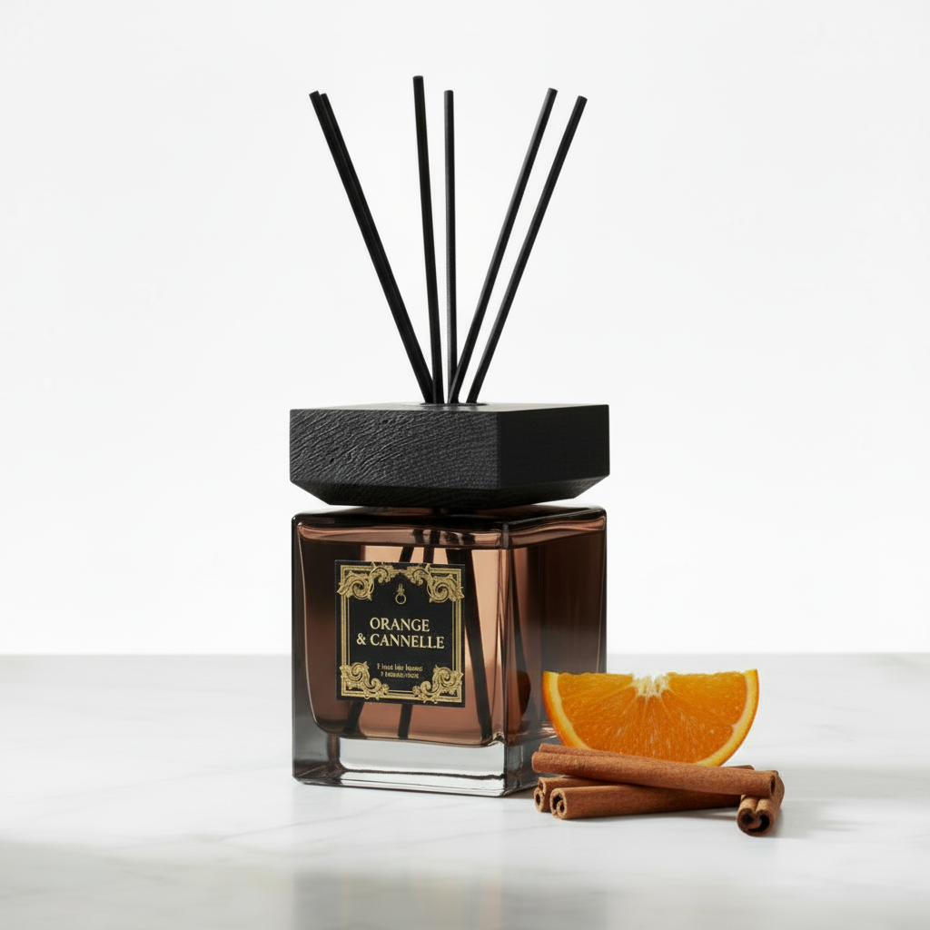 Signature Diffuser 500ml – Orange & Cannelle Black - The Style Of Morocco 