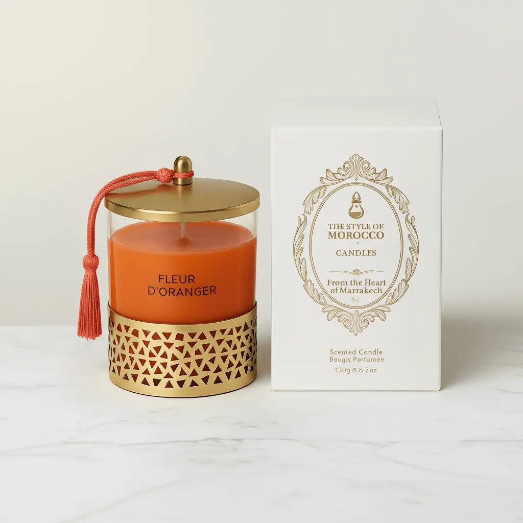 De Copper Flame Luxe – Premium Marokkaanse Geurkaars - The Style Of Morocco