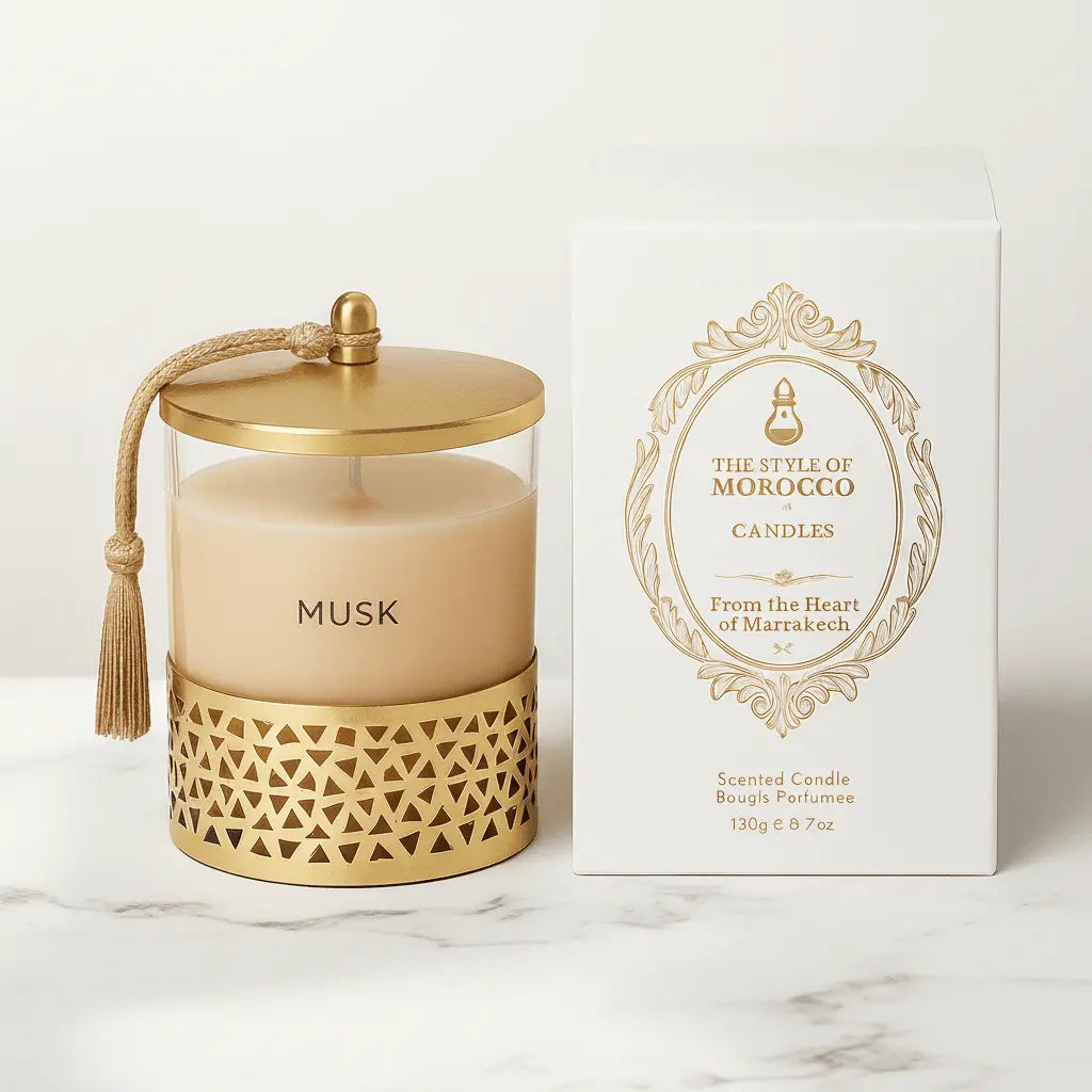 De Copper Flame Luxe – Premium Marokkaanse Geurkaars - The Style Of Morocco
