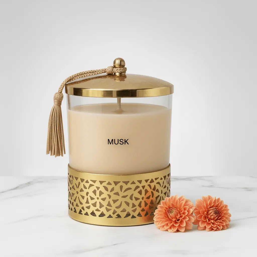 De Copper Flame Luxe – Premium Marokkaanse Geurkaars - The Style Of Morocco