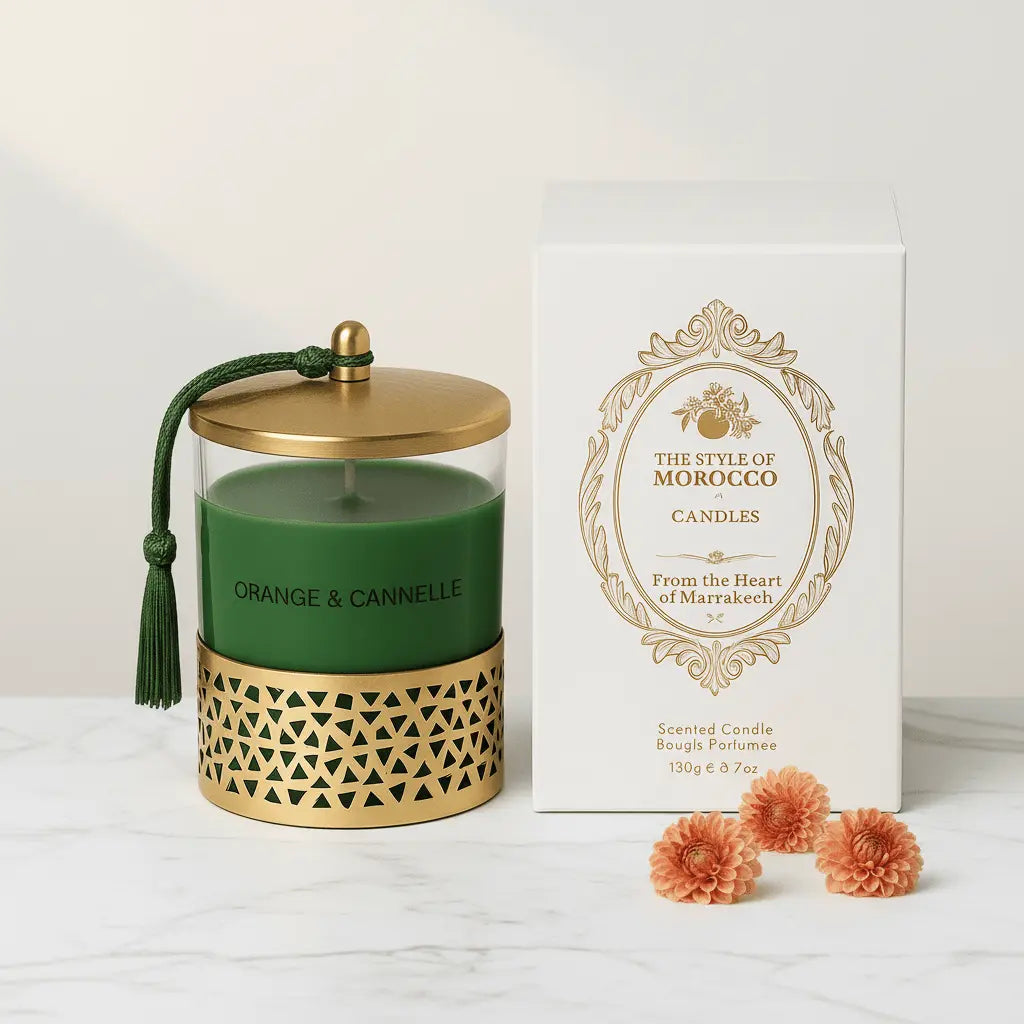De Copper Flame Luxe – Premium Marokkaanse Geurkaars - The Style Of Morocco