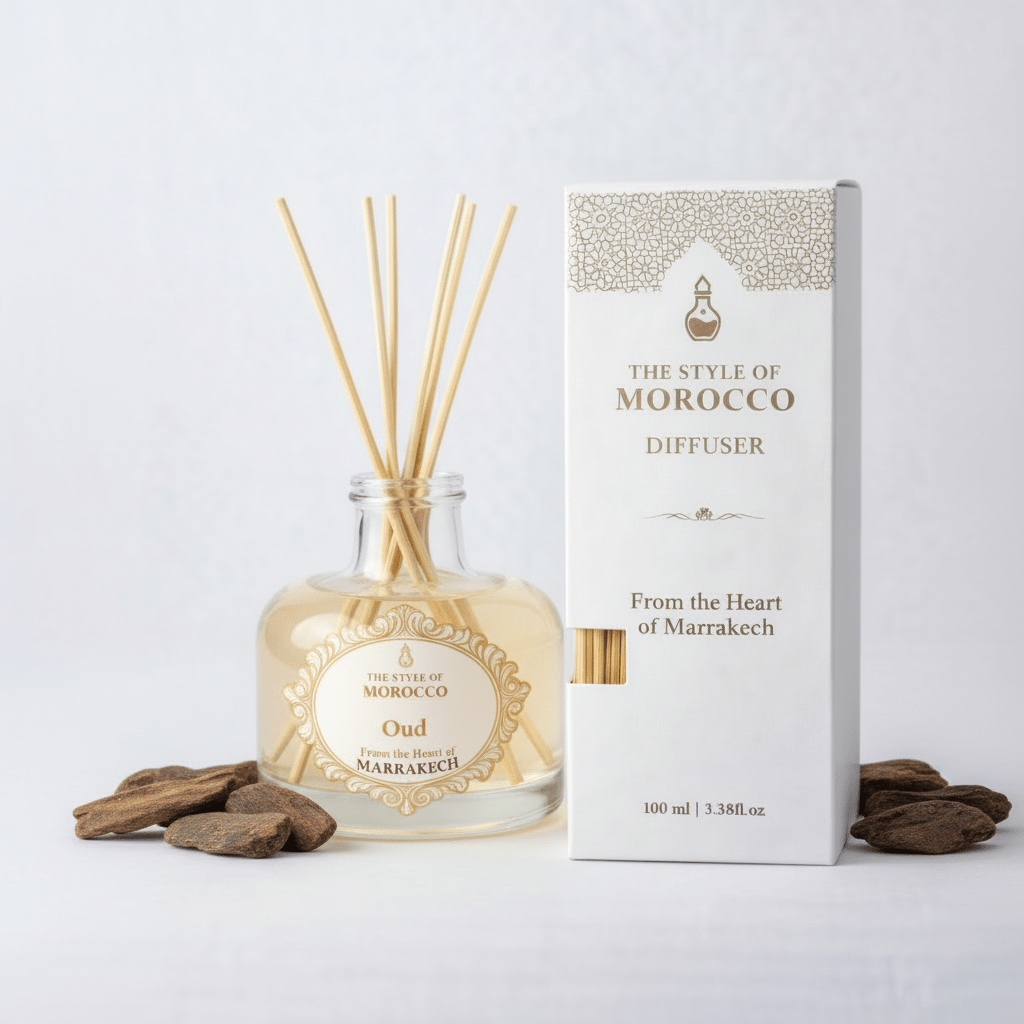 Oud-Luxe Geur Diffuser – The Reed Edition - The Style Of Morocco