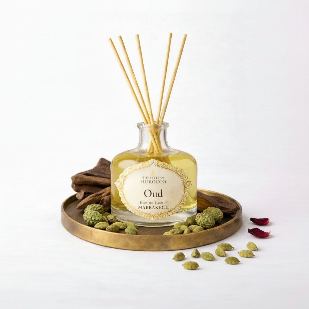 Oud Reed Diffuser - Premium oud home fragrance - The Style Of Morocco