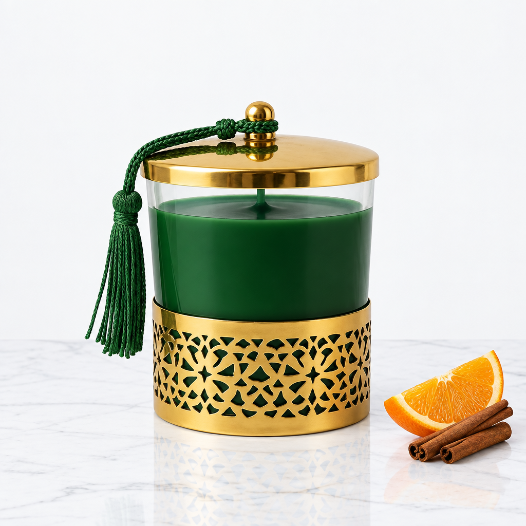 Orange & Cannelle Copper Flame geurkaars 210 g