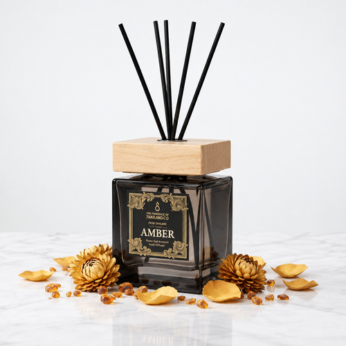 Amber Signature diffuser 500 ml op wit marmer
