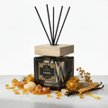 Signature Reed Diffuser 500ml Amber Black - Luxe koper diffuser met amber elementen