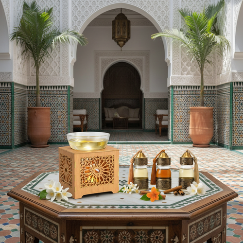 Aroma Brander Beige Riad Sfeerfoto