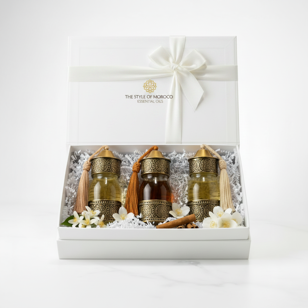 Cadeauset Essential Oils - witte achtergrond