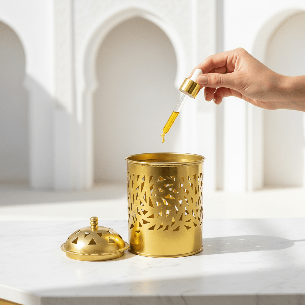 Copper Essence Aroma Brander - The Style Of Morocco