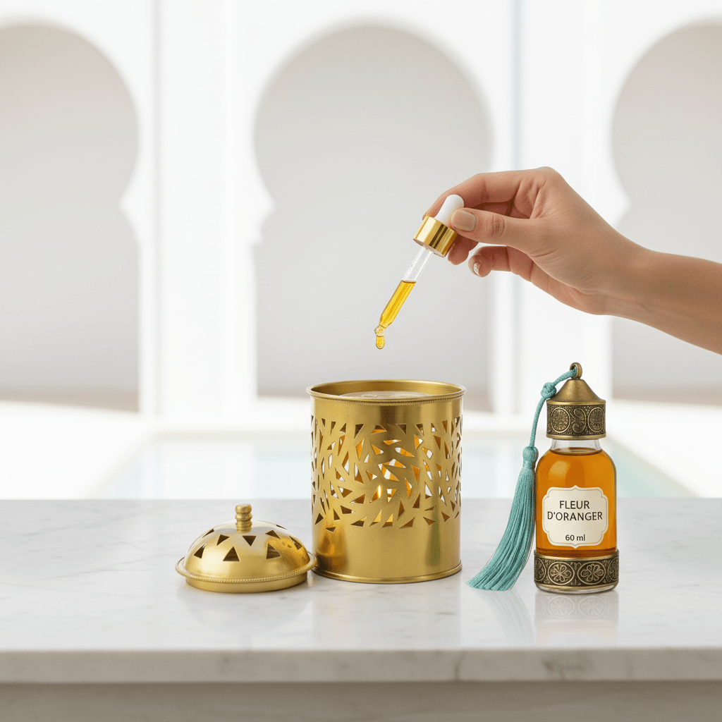 Copper Essence Aroma Brander - The Style Of Morocco