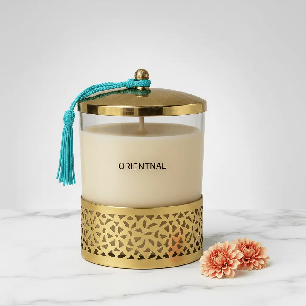 De Copper Flame Luxe – Premium Marokkaanse Geurkaars - The Style Of Morocco