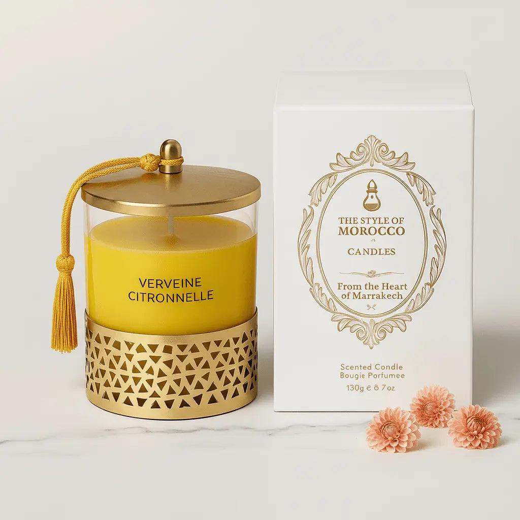 De Copper Flame Luxe – Premium Marokkaanse Geurkaars - The Style Of Morocco