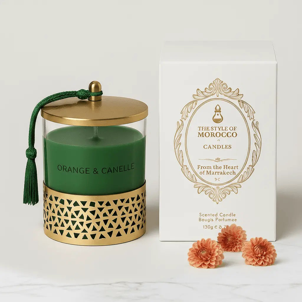 De Copper Flame Luxe – Premium Marokkaanse Geurkaars - The Style Of Morocco