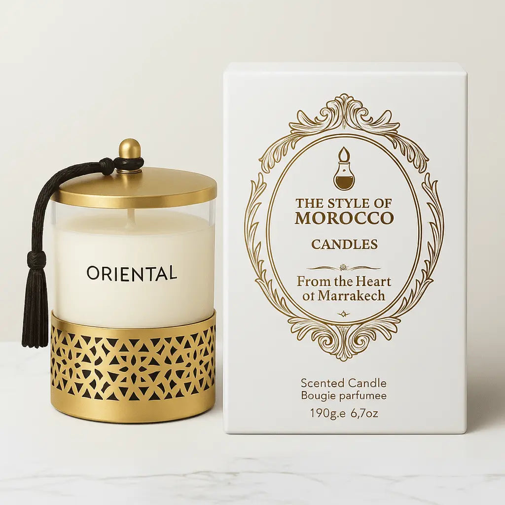 De Copper Flame Luxe – Premium Marokkaanse Geurkaars - The Style Of Morocco