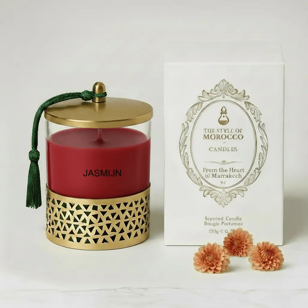 De Copper Flame Luxe – Premium Marokkaanse Geurkaars - The Style Of Morocco