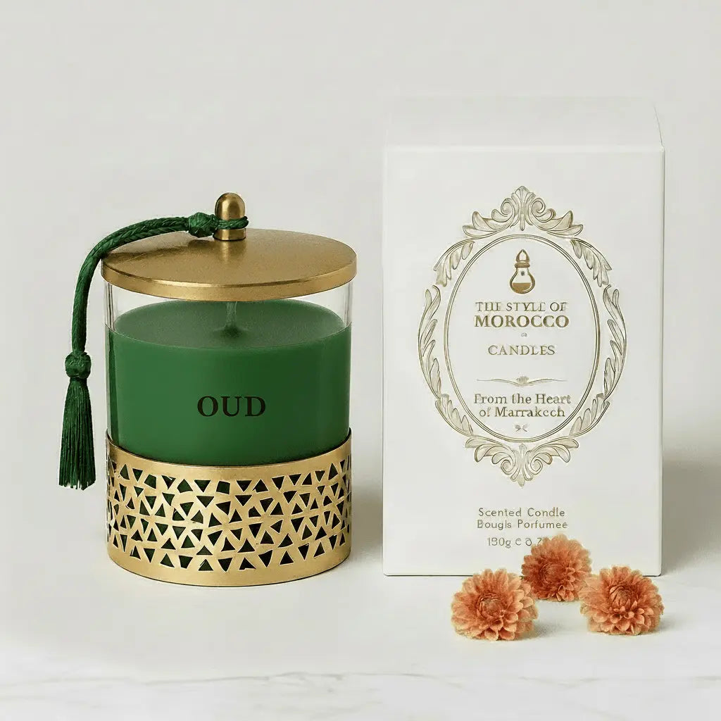 De Copper Flame Luxe – Premium Marokkaanse Geurkaars - The Style Of Morocco