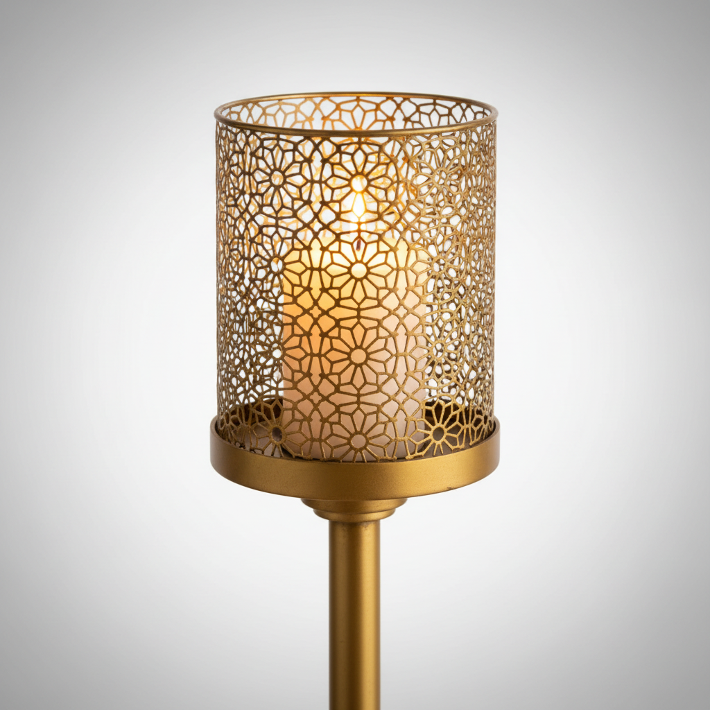 Detail Marokkaanse Kaarsenhouders - Close-up