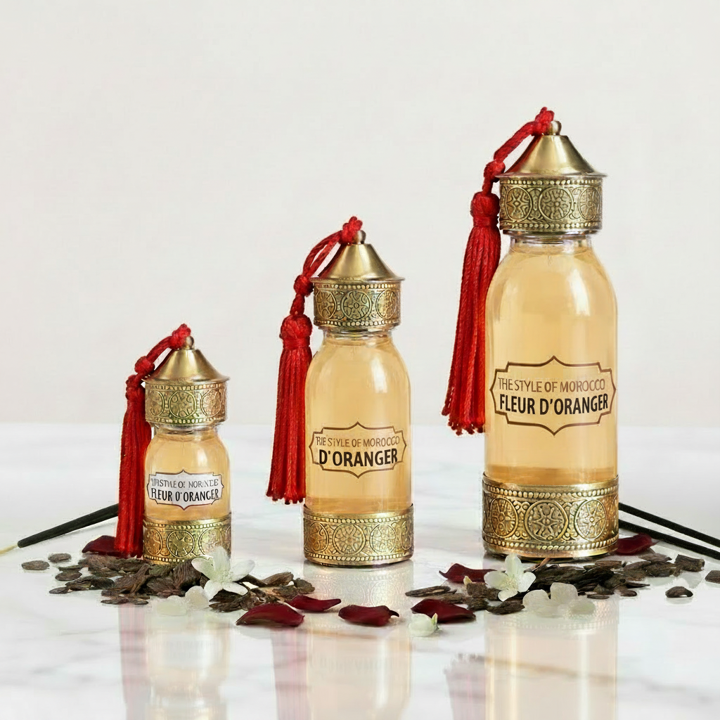 Fleur d’Oranger-set met geurnaam op het grote label