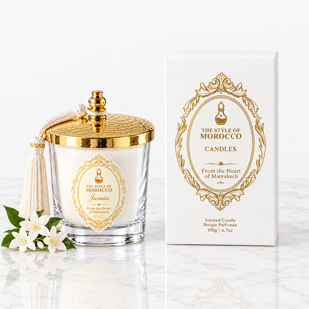 Jasmin-kaars met luxe geschenkdoos