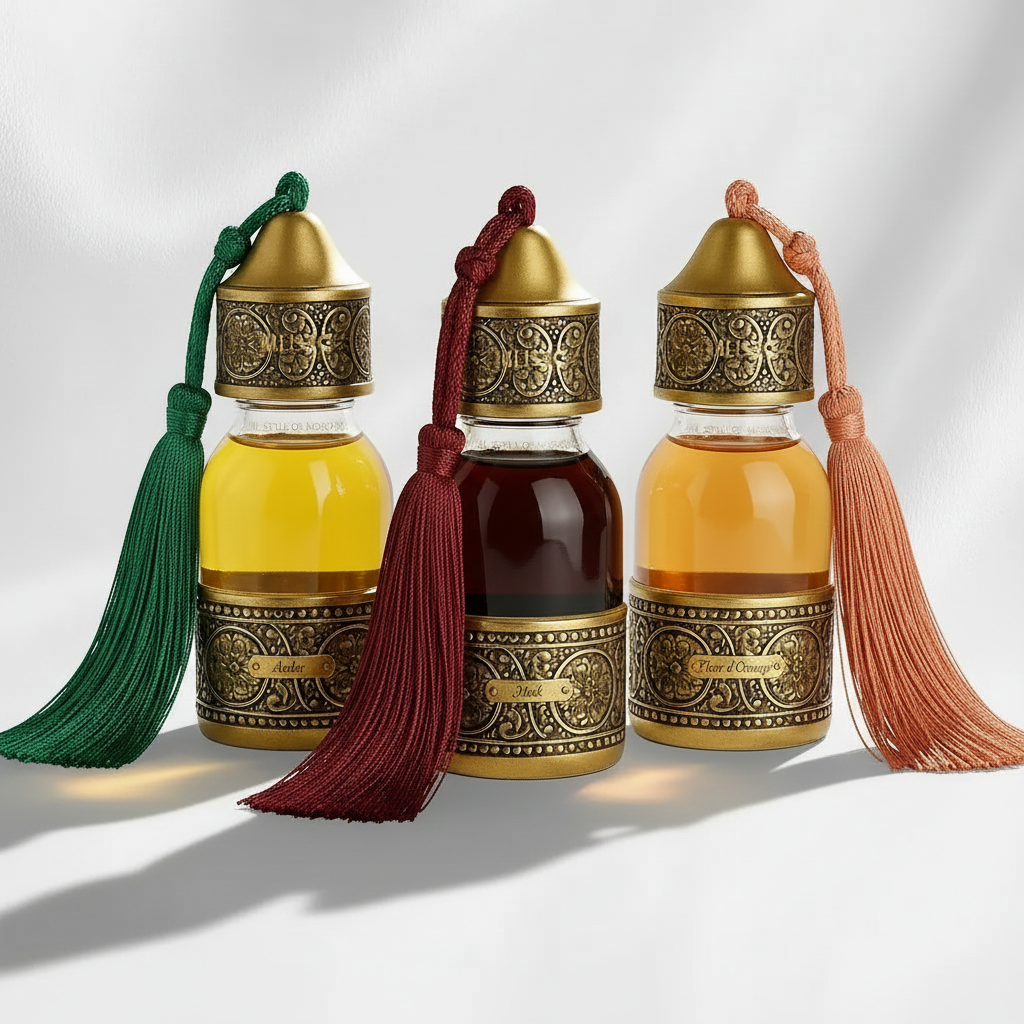 Luxe Geurolie Set 3 flesjes juiste vorm