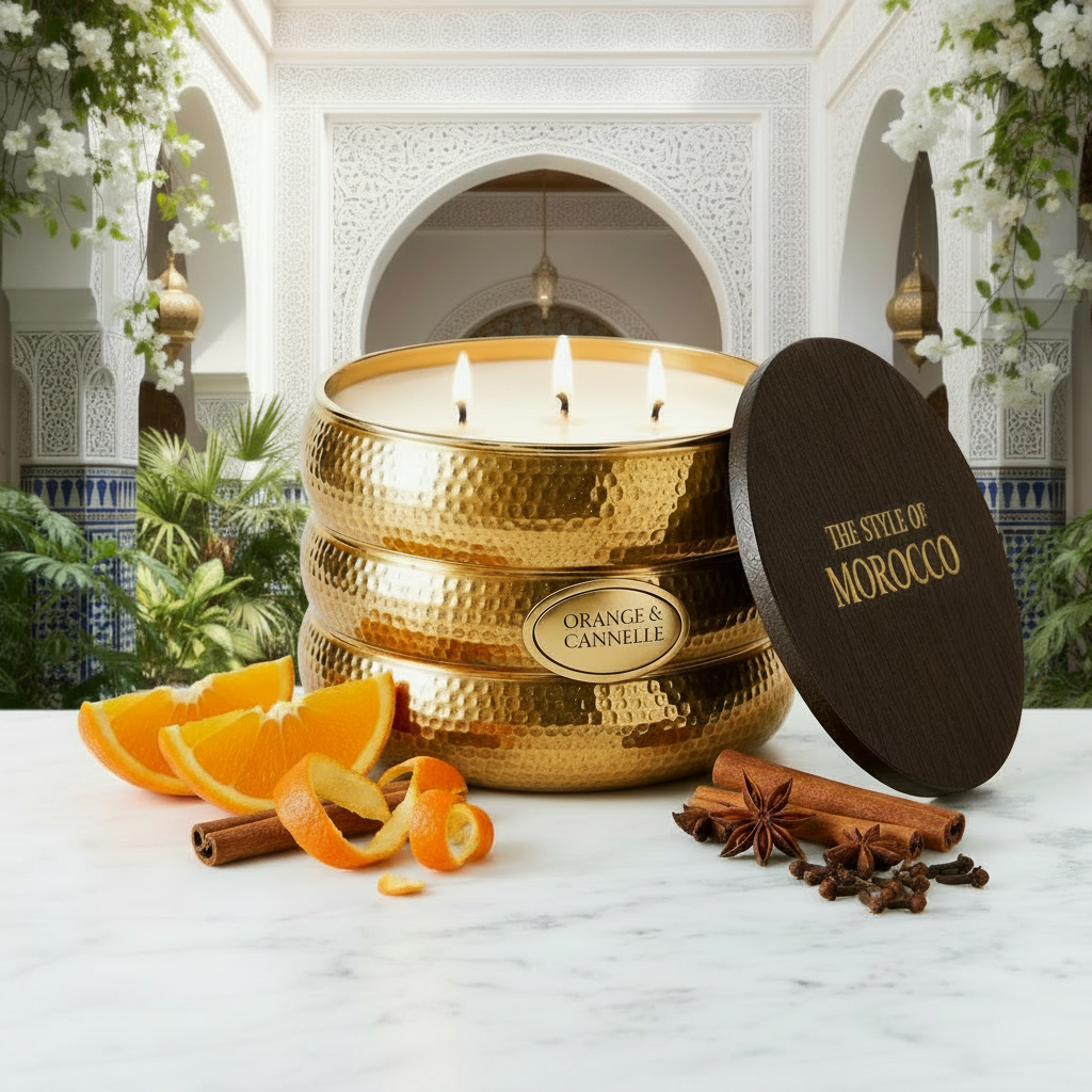 Marrakech Royale Orange & Cannelle – Witte Riad Sfeerfoto
