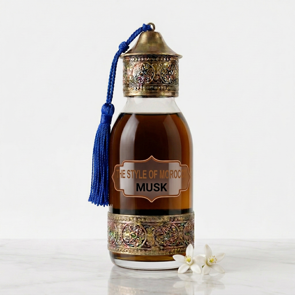 Musk 125 ml met koffiebruine olie