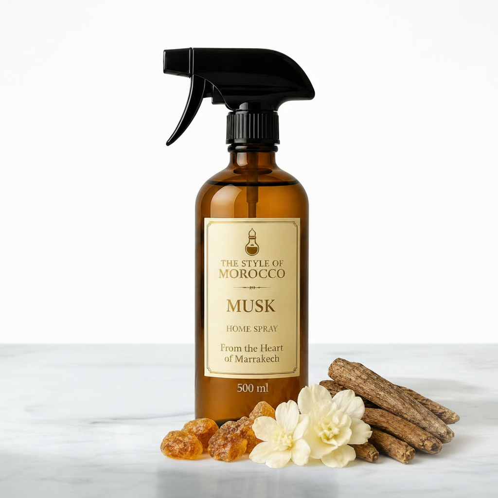 Musk Home Spray - diffuser achtergrondstijl