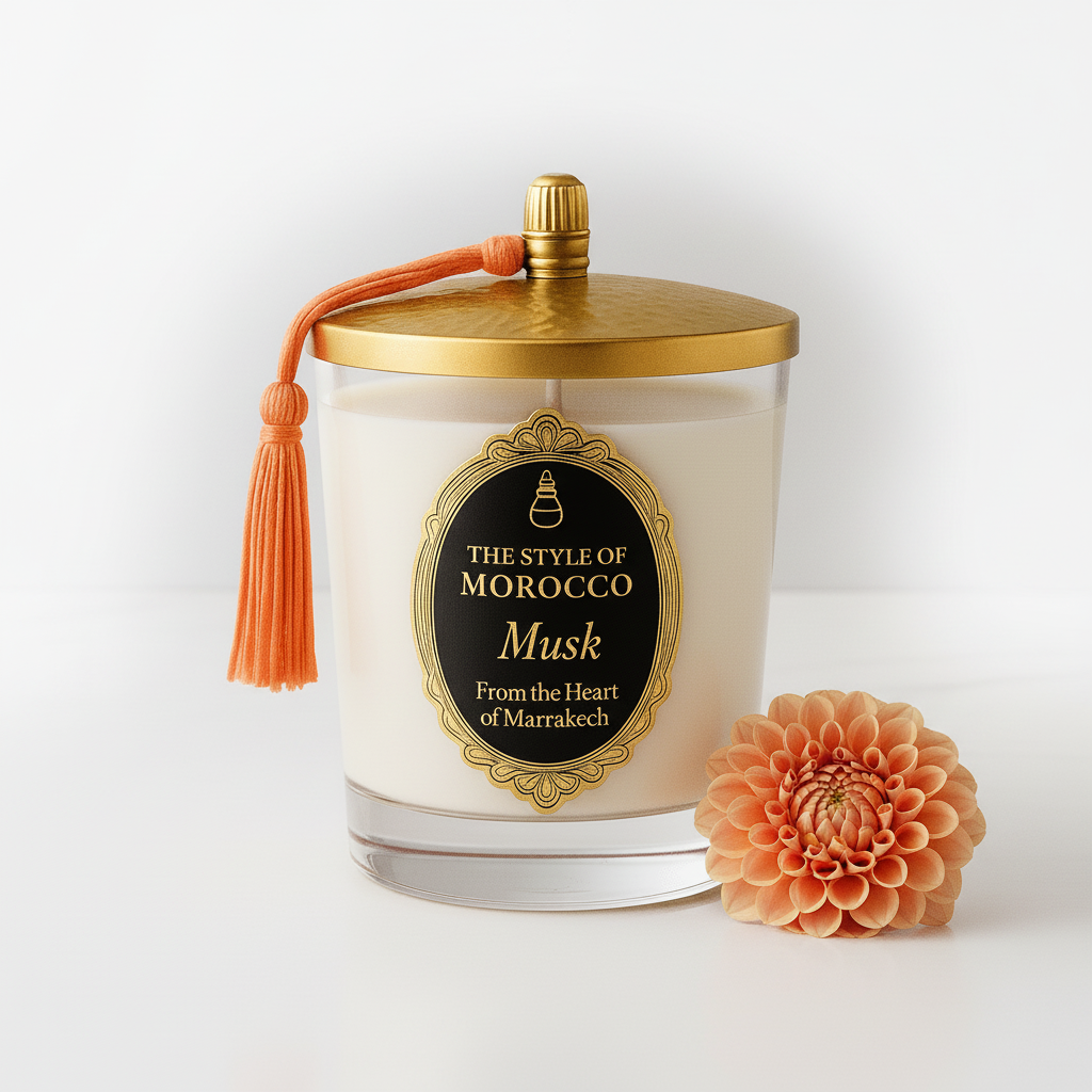 Musk kaars - geen marmer