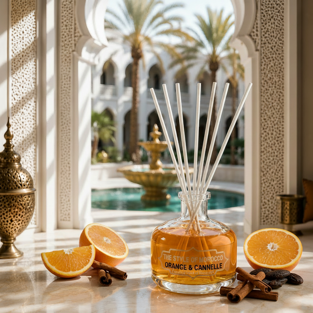 Orange & Kaneel – Goud + Zwart Label