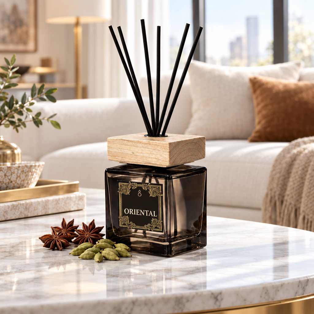 Oriental Signature diffuser 500 ml in moderne woonkamer
