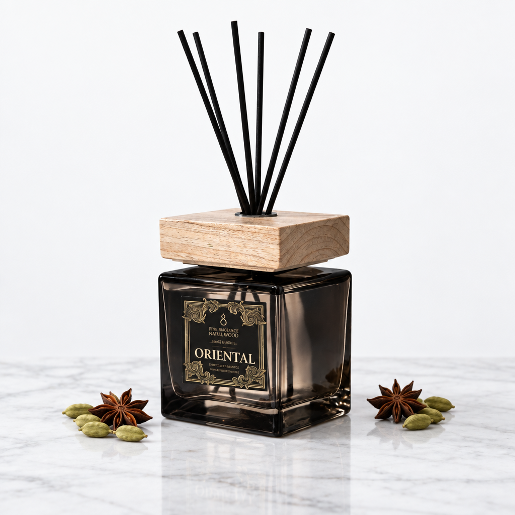 Oriental Signature diffuser 500 ml op wit marmer