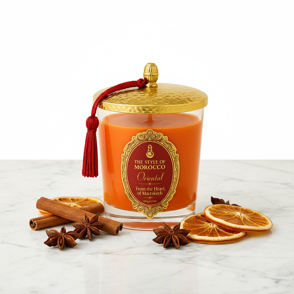 Oriental Candle Glow – Lichte Achtergrond
