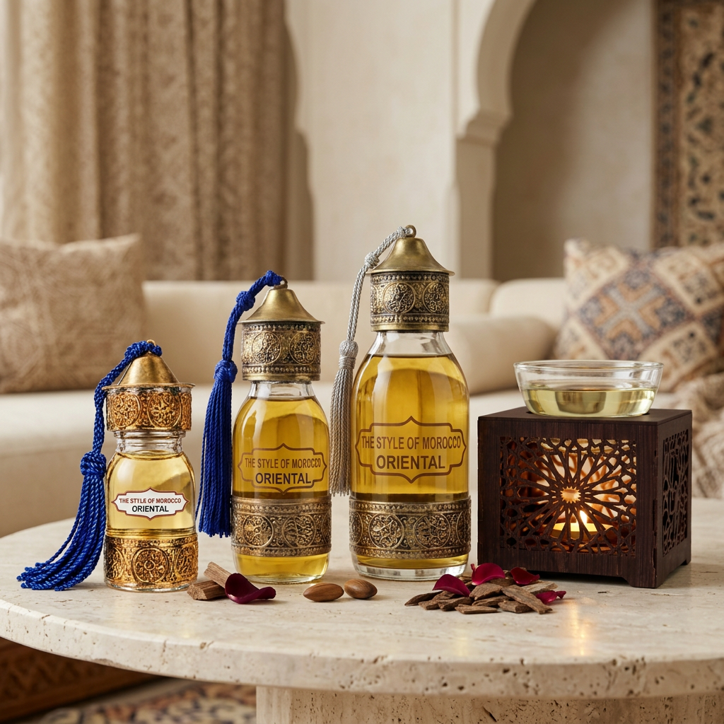 Oriental in alle drie de maten met aromabrander