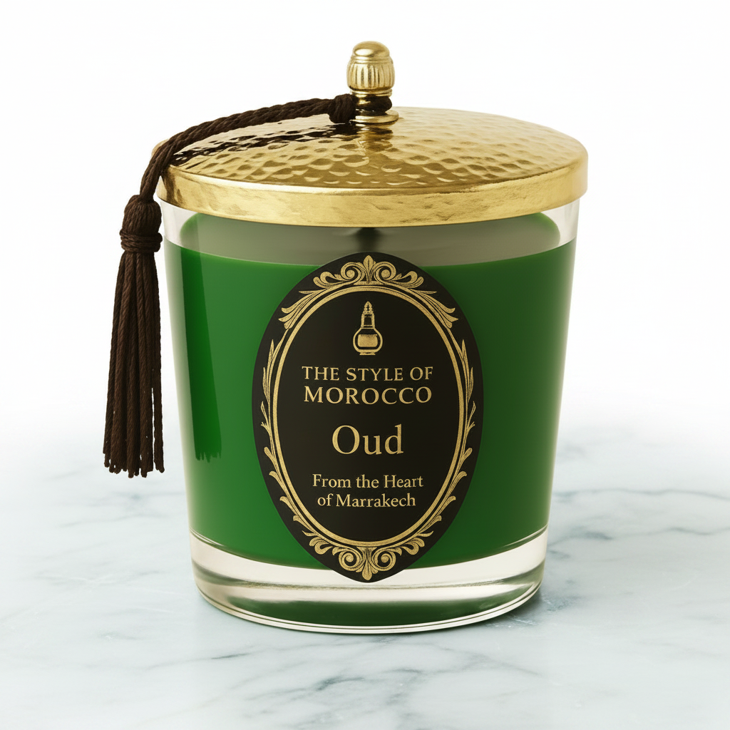Oud Candle – Koele Witte Achtergrond