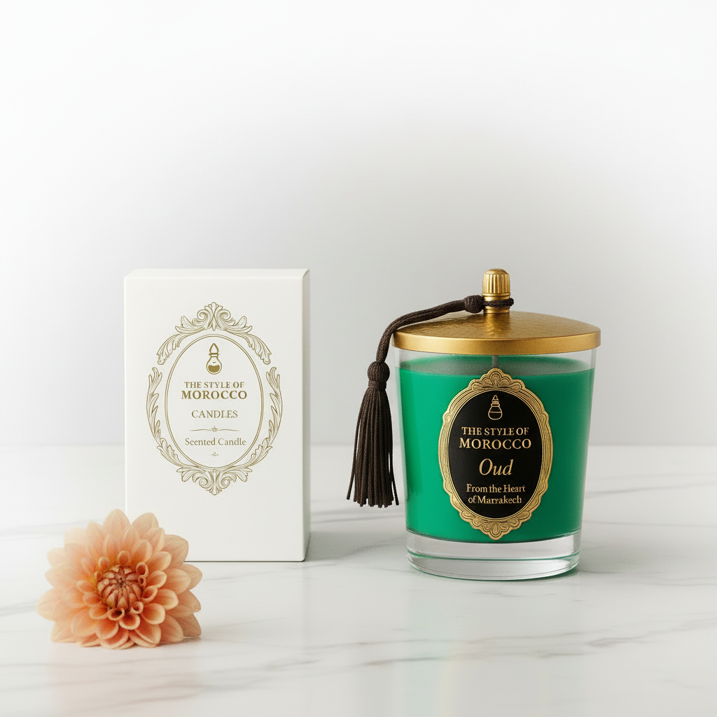 Oud groen met doos - geen marmer