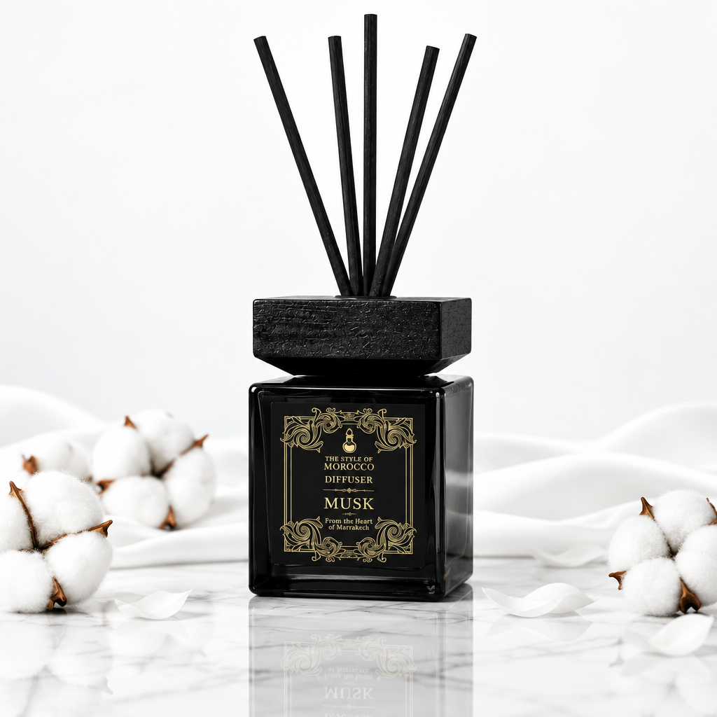 Musk zwarte Signature diffuser 500 ml luxe productfoto