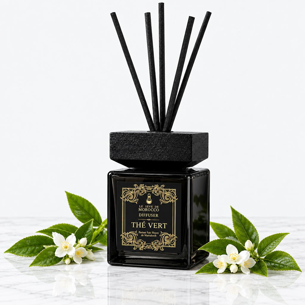 Thé Vert zwarte Signature diffuser 500 ml luxe productfoto
