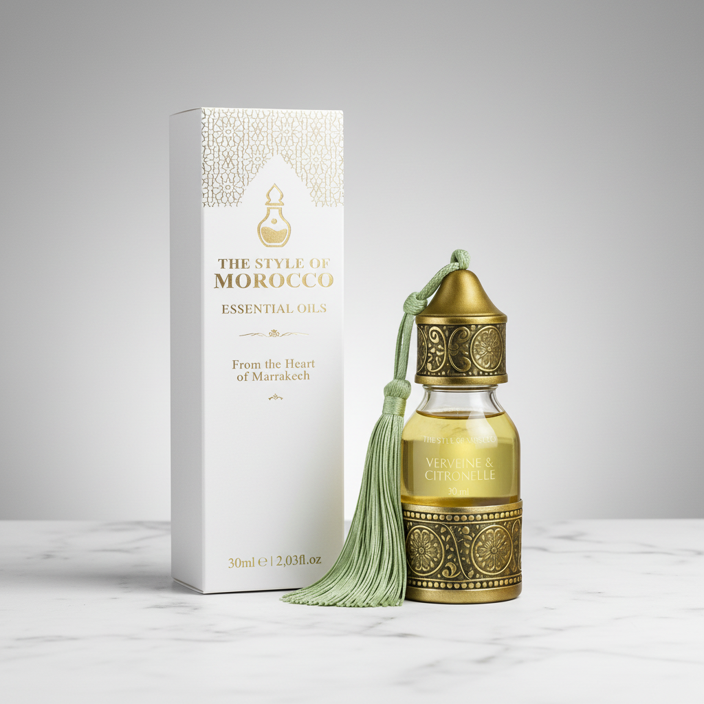 Verveine & Citronelle 30ml met gouden tekst op fles