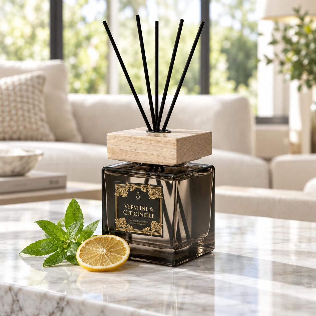 Verveine & Citronelle in een moderne woonkamer